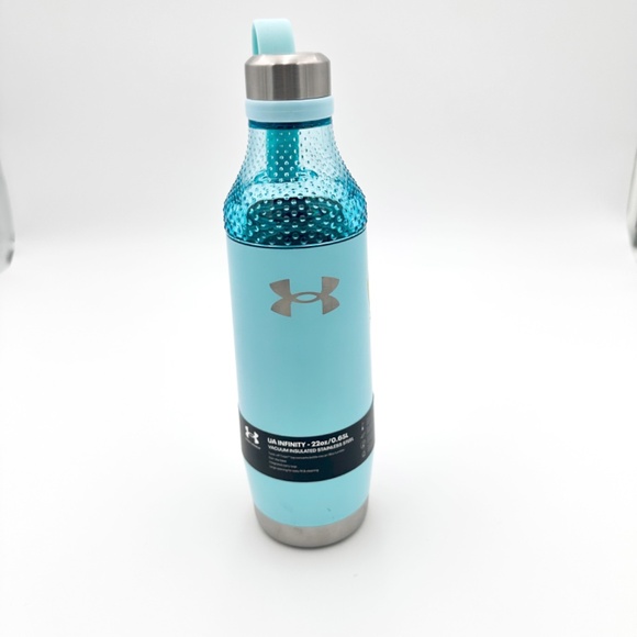 NEW Under Armour Breeze Blue Infinity 22oz Water Bottle Converts to Tumbler - Picture 1 of 14